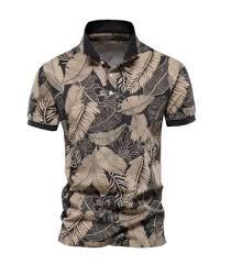 Camisa de Playa de Manga Corta para Hombre, Estilo Nuevo, Estampado Tropical, de Lona Ecológica, Cuello Solapa, Corte Ajustado, Secado Rápido - Product Image 2