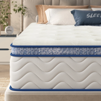 Matelas en gros – Tailles King, Queen, Simple, Double – Toucher Doux, Confort de Sommeil, Ressorts Ensachés