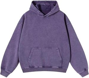 Sudaderas con Capucha para Mujer con Logotipo Personalizado, Lavado Ácido, Alta Calidad, Estilo Vintage, Etiqueta de Marca Personalizada, Ropa Urbana - Product Image 1
