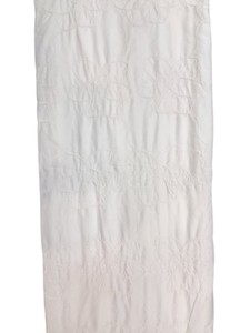 Tissu en coton blanc pur en gros avec des rangées de fleurs alignées et broderie en cordon 3D pour vêtements de créateurs - Product Image 5