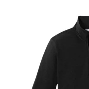 Sweat-shirt à col zippé léger noir pour homme Jack and Jill, décontracté, athlétique, respirant, pour un usage quotidien - Product Image 3