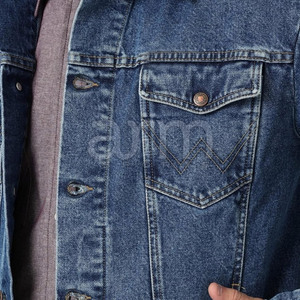 Veste en jean unie, prix imbattable, service OEM, confortable, respirante, idéale pour l'hiver, en vente en ligne - Product Image 4