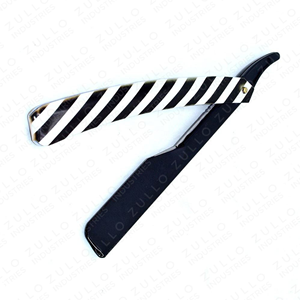 High Quality Stainless Steel Straight Razor Professional <b>Barber</b> Folding Shaving Tool Private Label - Product Image 3