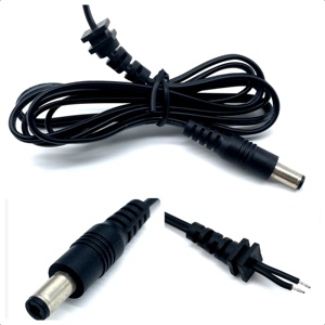 Cavo di Alimentazione DC 5.5x2.1mm Maschio, Connettore DC 5521, Cavo Pigtail per Alimentazione LED e CCTV - Product Image 2
