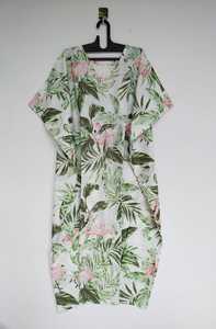 Robe kaftan en coton indien faite à la main, légère, style kimono, idéale pour la plage - Product Image 6