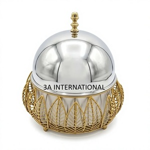 Olla redonda de acero inoxidable con diseño de corte láser, olla térmica para servir alimentos, para uso en restaurantes, hoteles y catering. - Product Image 2