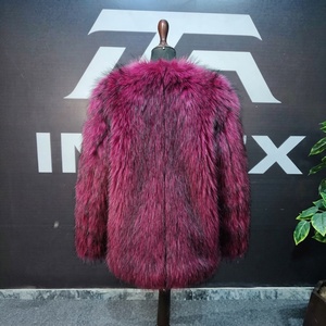 Manteau en laine de mouton rose pour femme, court, à manches longues, décontracté, pour l'hiver, avec col en fourrure, couleur unie, grande taille - Product Image 3