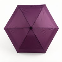 Parapluie de poche pliable de 21 pouces, ultra léger et compact, dites adieu aux parapluies volumineux, imperméable et à séchage rapide