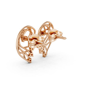 Pendientes de Lujo con Diamantes Cultivados en Laboratorio con Certificación IGI, Diseño de Alambre de Oro de 9K, para Mujer, para Fiesta de Compromiso y Regalo, Joyería Fina - Product Image 3
