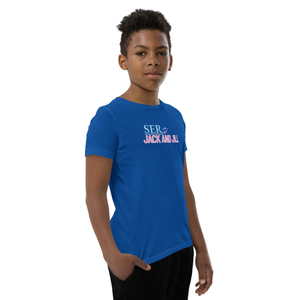 T-shirt à manches courtes bleu roi pour jeunes, doux, confortable, décontracté, à porter tous les jours, léger, mode enfant, pour garçons et filles - Product Image 4
