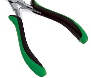 Hair Extension Tools Double Spring <b>Bead</b> Crimping Pliers Micro Ring Remover pliers custom logo matte black tools - Product Image 6
