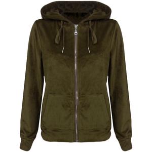 Brand New Quality Hip Hop Solid Velvet <b>Velour</b> Hoodie Cheap Tracksuit - Product Image 2