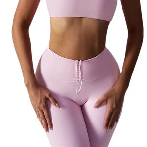 OEM ODM Women High Waist Mesh Yoga <b>Leggings</b> Ultra Soft Stretch Fitness Gym Pants Wholesale Wear - Product Image 2