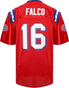 Camiseta Roja de Fútbol Americano para Hombre, Número 16, Cuello en V, Malla Transpirable, Manga Corta, Ropa Deportiva, Talla Adulto - Product Image 2