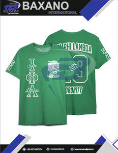 T-shirt de la sororité Iota Phi Lambda, T-shirt en coton vert avec lettres grecques, vêtements de sororité IPL, T-shirt universitaire personnalisé avec n'importe quel design - Product Image 4