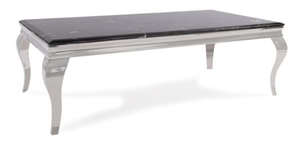 Mesa de Centro Moderna de Mármol Rectangular con Patas de Metal, Muebles para Sala de Estar, Hotel o Apartamento - Product Image 3