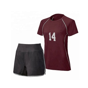 Conjunto de Jersey de voleibol transpirable de alta calidad y manga corta unisex, estampado de logotipo personalizado, superventas, ropa de uniforme deportivo - Product Image 6