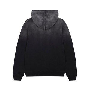 Sudadera con Capucha para Hombre, Diseño ODM Directo de Fábrica, Lavado Ácido, Color Sólido, Corte Regular, Estilo Urbano, Alta Calidad, 100% Algodón, Secado Rápido - Product Image 2