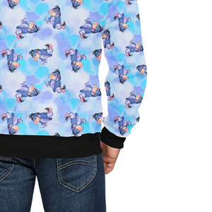 Custom Men's Long Sleeved Zipper Sublimation Hoodies Customized Printing Full Zip Up,us Sublimated Thermal Hoodies Fortleo - Product Image 2