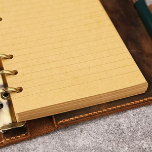 Vintage A5 Size Thread Sewn Hardcover Leather Refillable Diary <b>Travel</b> <b>Journal</b> for Men and Women - Product Image 2