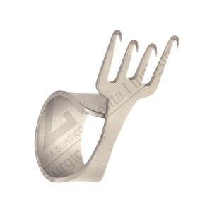 Freeman-Mini Râteau à Capuchon rétractable à 4 pointes (2 décalées) 20mm de largeur, 2 pouces/5 cm de longueur, Instruments chirurgicaux de base - Product Image 1