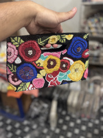Tas kurir katun Boho wanita, gaya Bohemian wanita India, katun Boho buatan tangan manik-manik, ritsleting, kapasitas besar, belanja malam