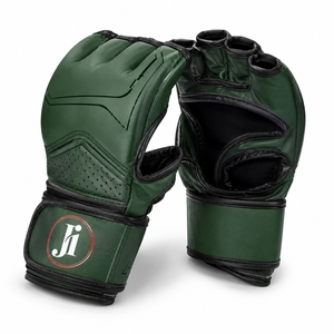ถุงมือ MMA สำหรับการฝึกซ้อม ประสิทธิภาพสูง แบบเปิดฝ่ามือ ระบายอากาศได้ดี ดีไซน์สวมใส่สบาย พร้อมสายรัดข้อมือที่แน่นหนาสำหรับการฝึกซ้อม - Product Image 6
