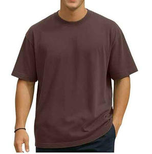 T-shirt homme oversize moderne streetwear, coupe ample et décontractée, en coton, col rond, tissu respirant, pour un usage quotidien décontracté, mode estivale. - Product Image 2