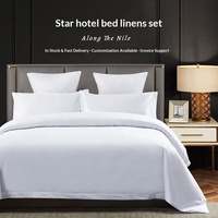 Parure de lit de luxe brodée en coton 100% pour hôtel, housse de couette et draps, vente en gros OEM/ODM de haute qualité