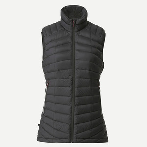 Gilet long matelassé OEM pour femme - Isolation en polyfill alternatif au duvet pour la randonnée et les tenues décontractées d'hiver, personnalisable - Product Image 1
