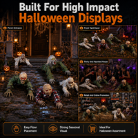 Décoration d'Halloween Horreur Rampante en Gros avec Yeux Lumineux, Son et Mouvement pour Fournitures de Fête Importateur Acheteur