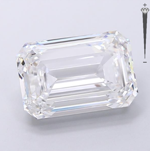Diamante Cultivado en Laboratorio con Certificación IGI, Corte Esmeralda de 5.03 CT, Color D, Claridad VVS1, CVD LG 766624295, ROYAL GEMS para Joyería - Product Image 3