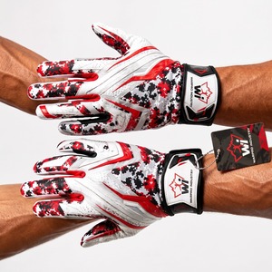 Gants de football américain professionnels avec paume antidérapante, ajustement confortable et performance sur le terrain supérieure - Product Image 5