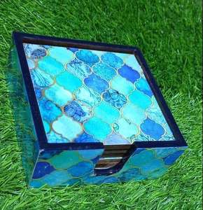 Comptoirs de cuisine, bureaux, parfaits pour les sous-verres en résine émaillée écologiques, résistants à la chaleur, best-sellers, design classique - Product Image 5