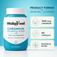 Capsules Coupe-Faim Marque Blanche OEM Chrome 1000mcg – Combat les envies, Complément Alimentaire, Stimulateur de Métabolisme