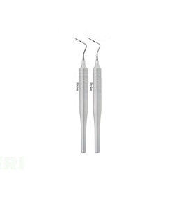 Sonde d'exploration dentaire en acier inoxydable de haute qualité, simple ou double extrémité, instrument chirurgical de diagnostic - Product Image 2