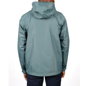 <b>Men's</b> Solid Casual Winter Hooded Waterproof Breathable Windproof Zipper <b>Rain</b> Jacket Lightweight Outdoor Weather <b>Coat</b> - Product Image 3