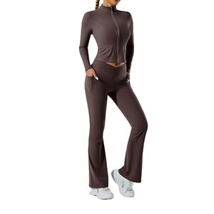 Conjuntos Deportivos de Compresión para Mujer, de Secado Rápido, Súper Suaves, para Yoga y Ejercicio, de Fabricantes de Ropa - Product Image 1