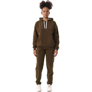 Chándal Deportivo para Mujer, Color Sólido, con Capucha, Cierre Completo, Bolsillos Laterales, Informal, Transpirable, Ecológico, Elástico en Cuatro Direcciones - Product Image 5