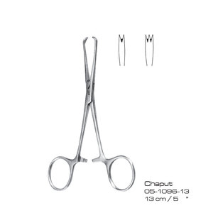 Pinzas Hemostáticas Chaput de 13 cm (5 Pulgadas), Pinza Quirúrgica Manual, Instrumento de Cirugía General Clase I Reutilizable - Product Image 1