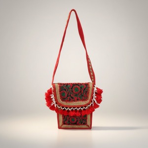 Bolso Bandolera de Mujer con Bordado Moderno y Correa de Hombro Resistente - Product Image 1