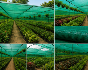 ตาข่ายบังแดดสำหรับการเกษตร HDPE ป้องกันรังสียูวี  แบบถัก รูปทรงสี่เหลี่ยมผืนผ้า สำหรับโรงเรือน สวน และลานบ้าน - Product Image 4