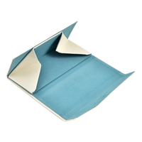 Étui à lunettes magnétique pliable triangulaire personnalisé avec votre logo, organiseur de lunettes de soleil, rangement pour lunettes