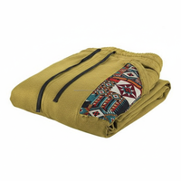 Pantalon Harem Baggy Homme Taille Mi-Haute Plissé Patchwork Séchage Rapide Respirant Personnalisé OEM Vente en Gros