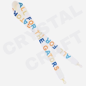 CRYSTAL CRAFT New Arrival Handmade Designer Ladies Beaded Mobile Phone Strap Seed Bead Guitar Strap Game Day - Product Image 5