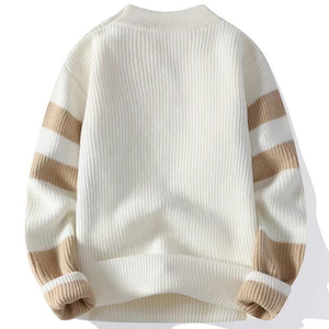 Pull en tricot imprimé pour homme, pull d'hiver décontracté, pull chaud en tricot, pull à col rond personnalisé - Product Image 2