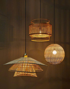 Natural Bamboo Chandelier <b>Light</b> <b>Fixture</b> For Hotel Villa And Resort Projects - Product Image 2