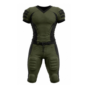 Tenue de football américain en matière flexible, idéale pour l'entraînement et les matchs, ajustement facile. - Product Image 1