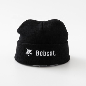 Venta al por mayor acanalado rayas Skully Beanie Hat con logotipo personalizado unisex hombres mujeres de lujo esponjoso invierno largo lana Cachemira gorro de punto - Product Image 3