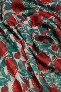 Women's Chiffon Floral <b>Scarf</b> Long Lightweight All Seasons Daily Wear Accessory - Product Image 4